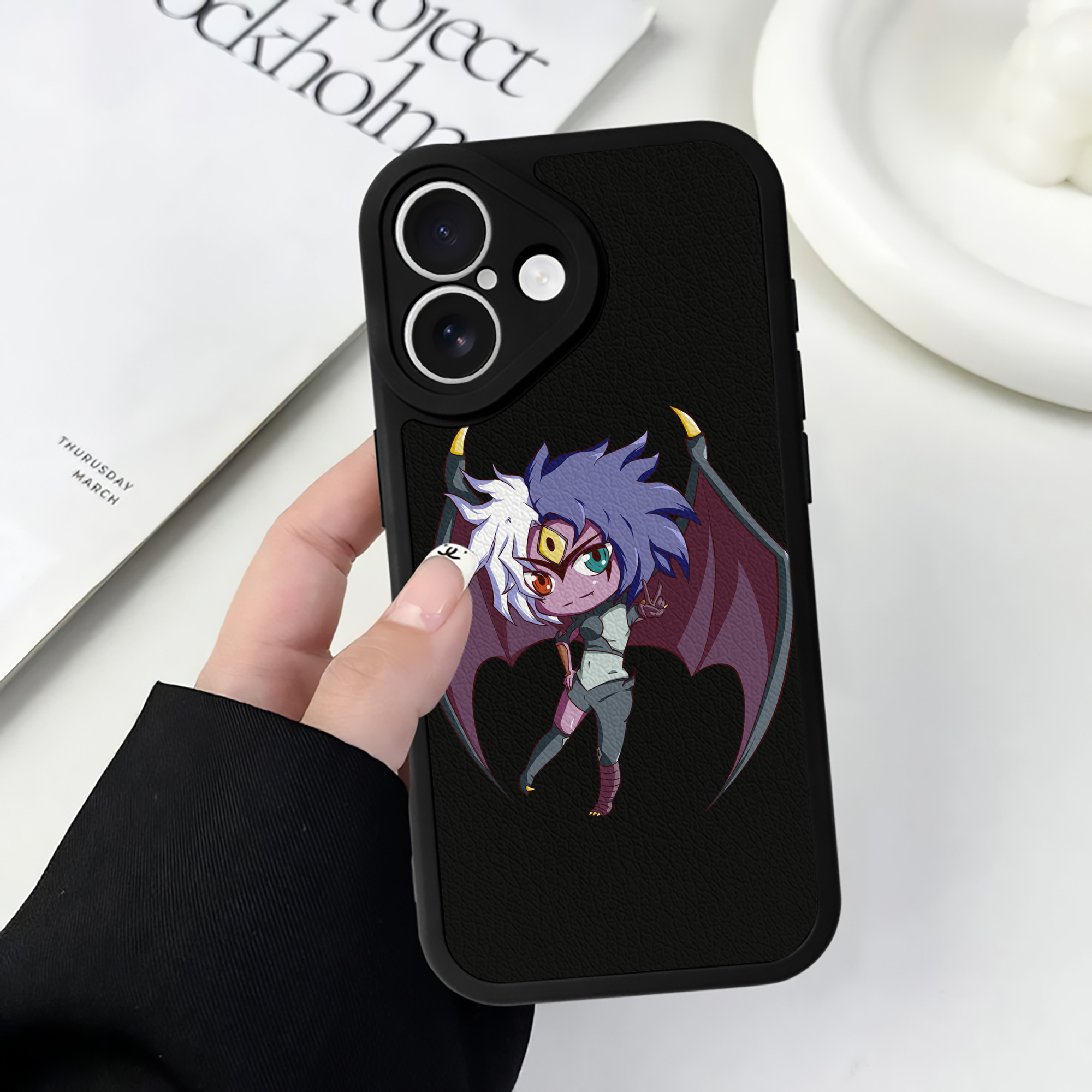 遊☆戯☆王 Yu-Gi-Oh! 【iPhone 16シリーズ対応】シリコンスマホケース（レザー調） 材質：シリコン